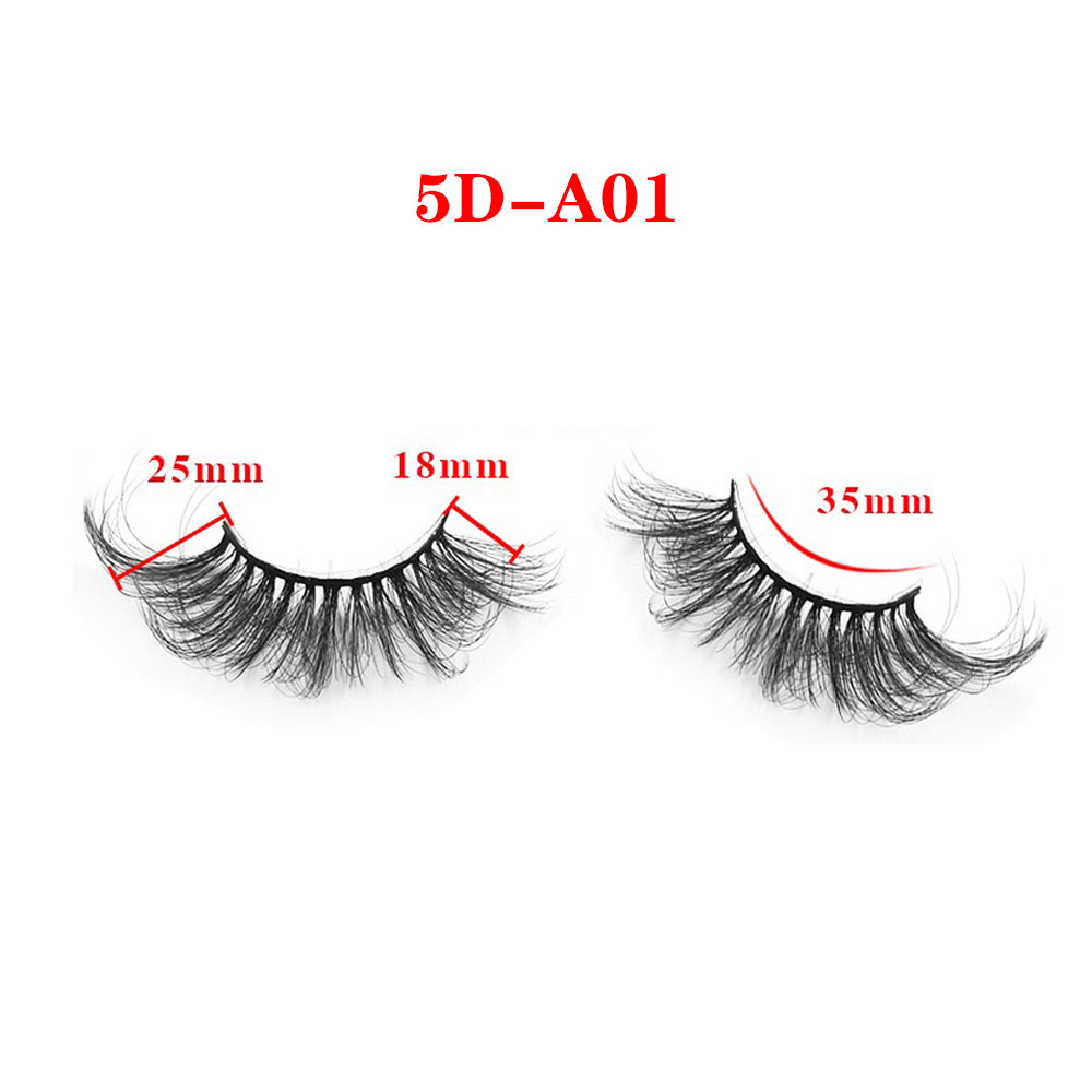 25MM 3D Mink Lashes 5D-A01