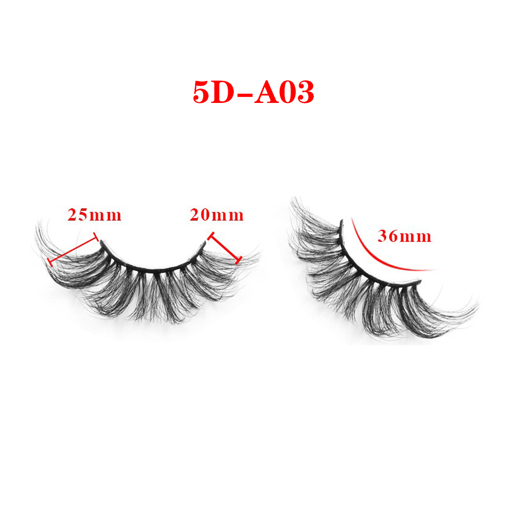 25MM 3D Mink Lashes 5D-A03