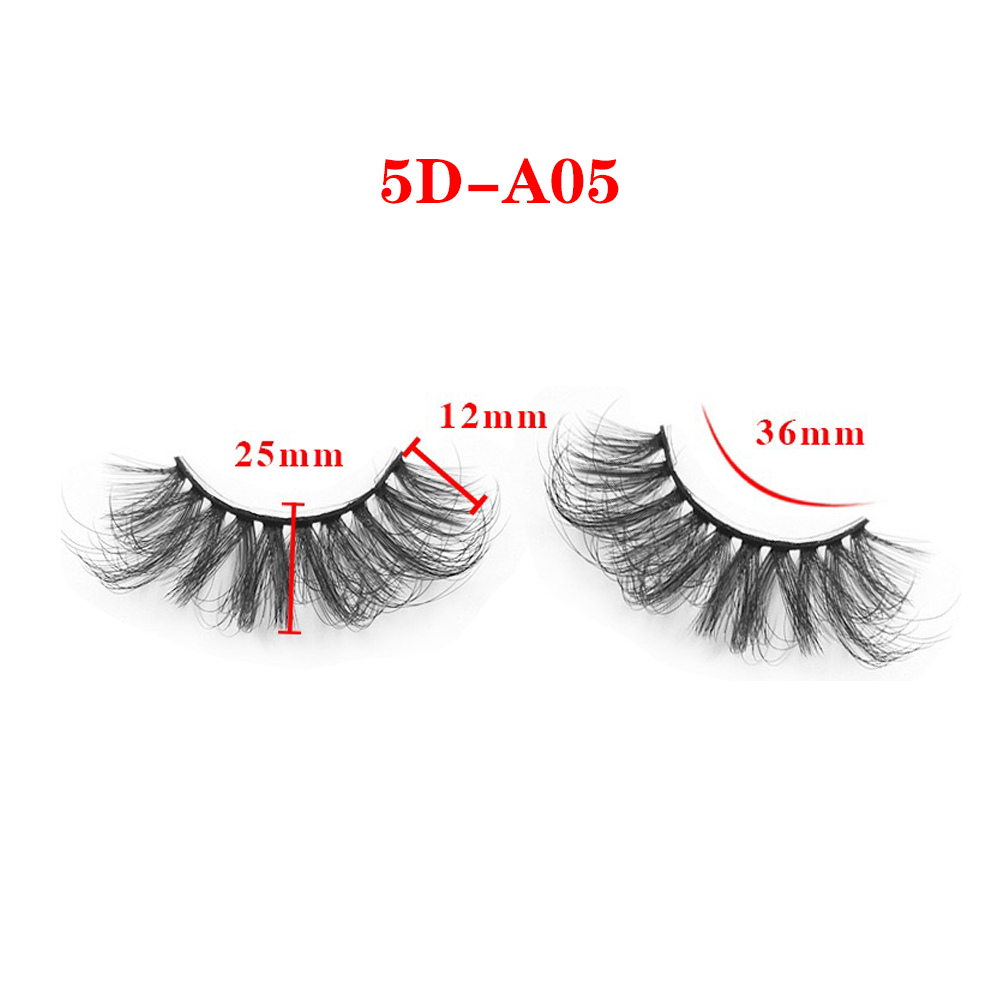 25MM 3D Mink Lashes 5D-A05