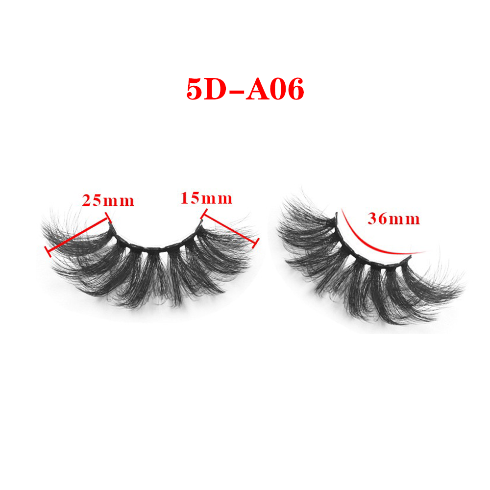 25MM 3D Mink Lashes 5D-A06