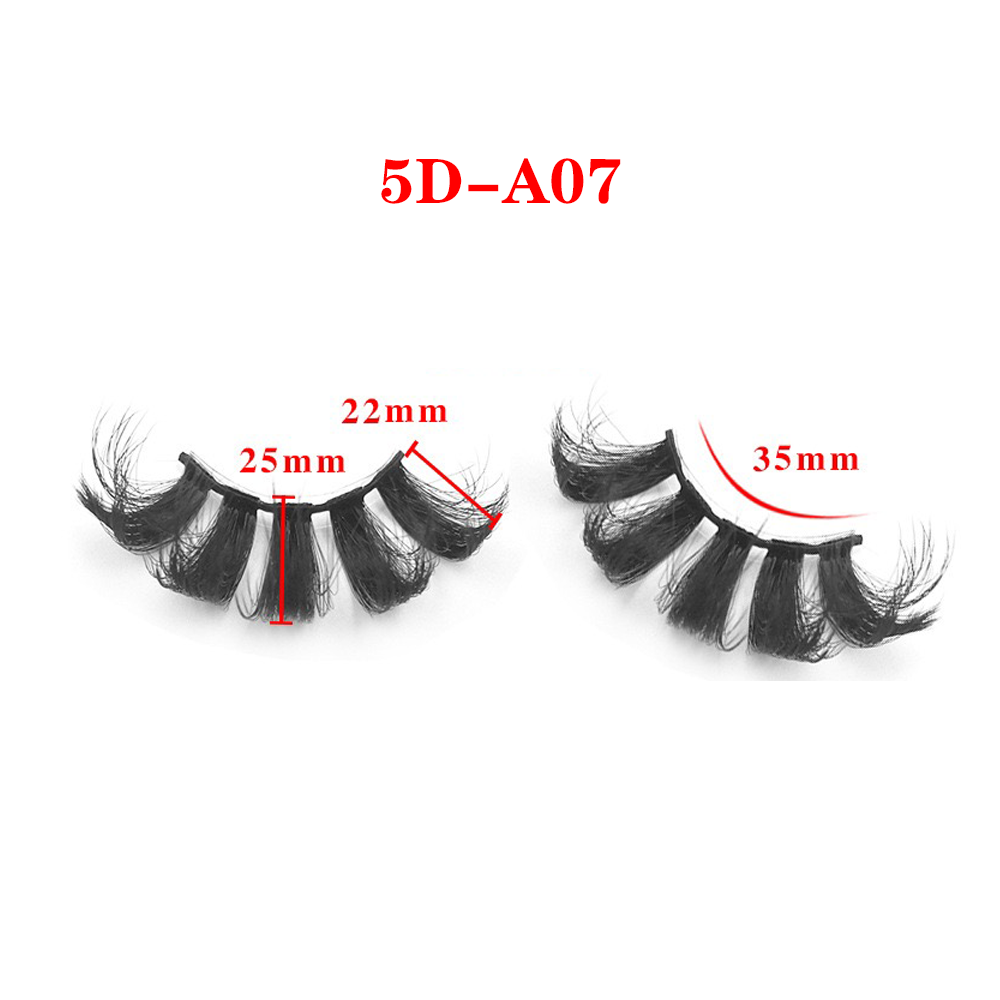 25MM 3D Mink Lashes 5D-A07