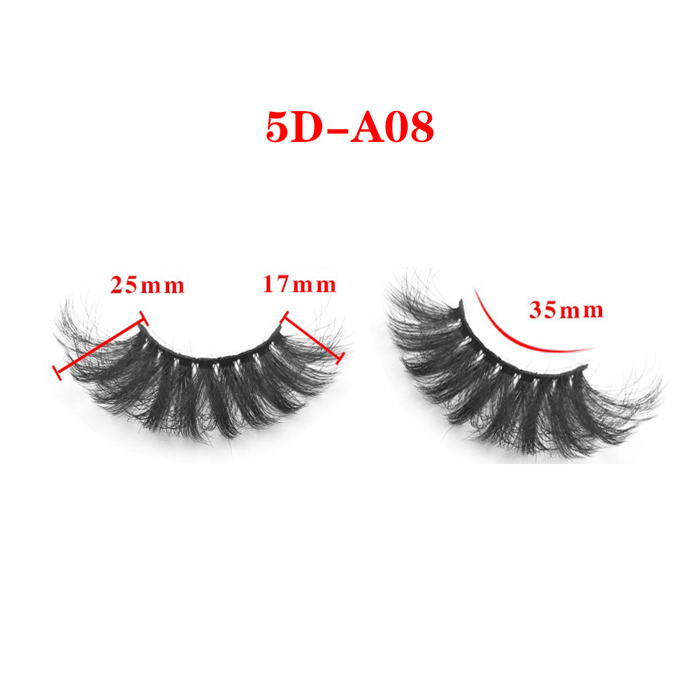 25MM 3D Mink Lashes 5D-A08