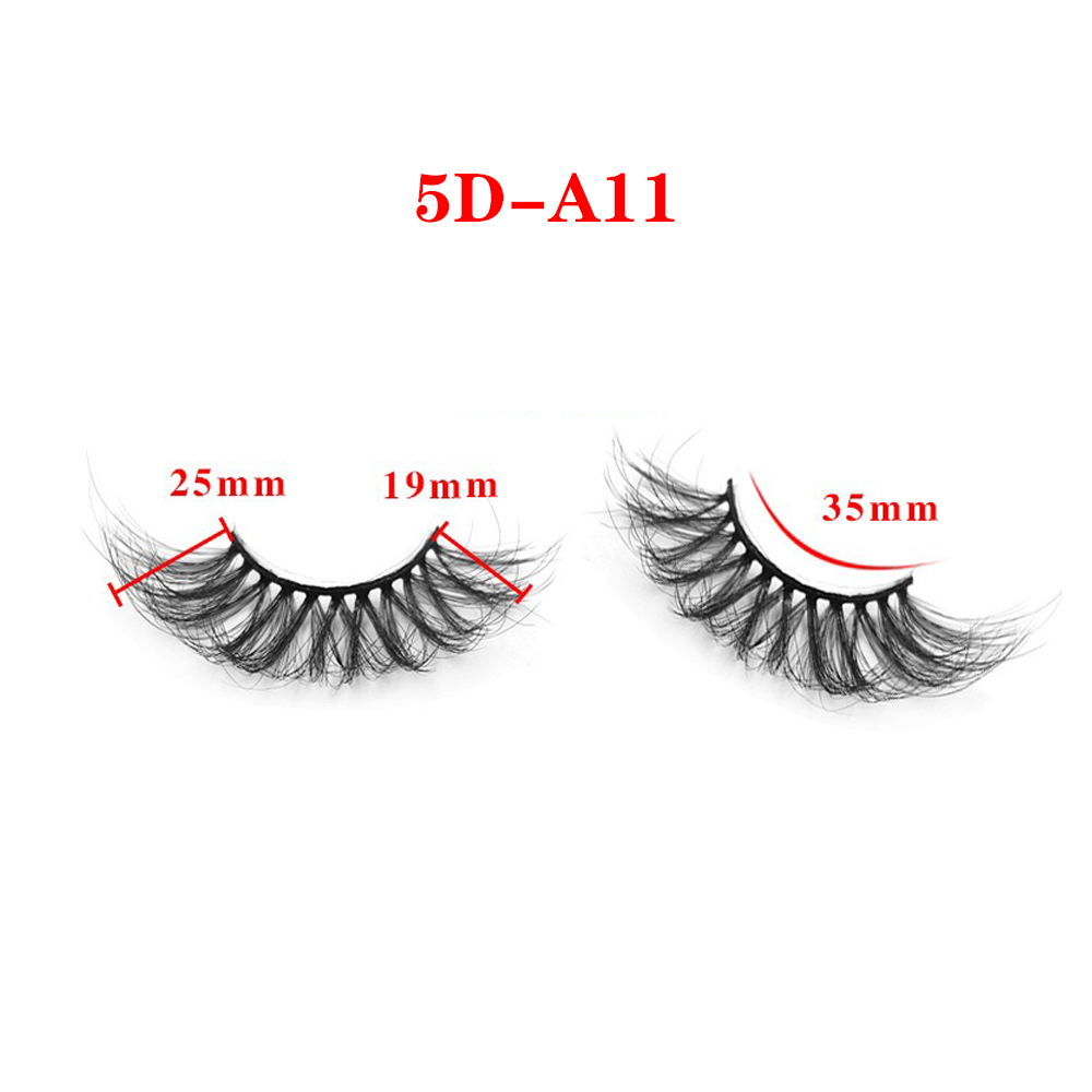 25MM 3D Mink Lashes 5D-A11