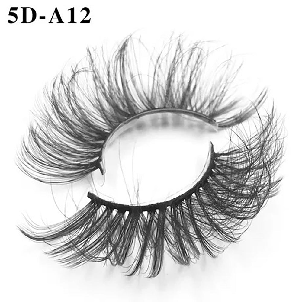 25MM 3D Mink Lashes 5D-A12