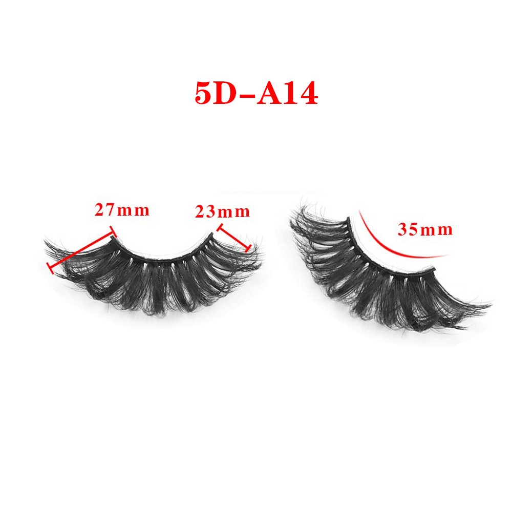 25MM 3D Mink Lashes 5D-A14