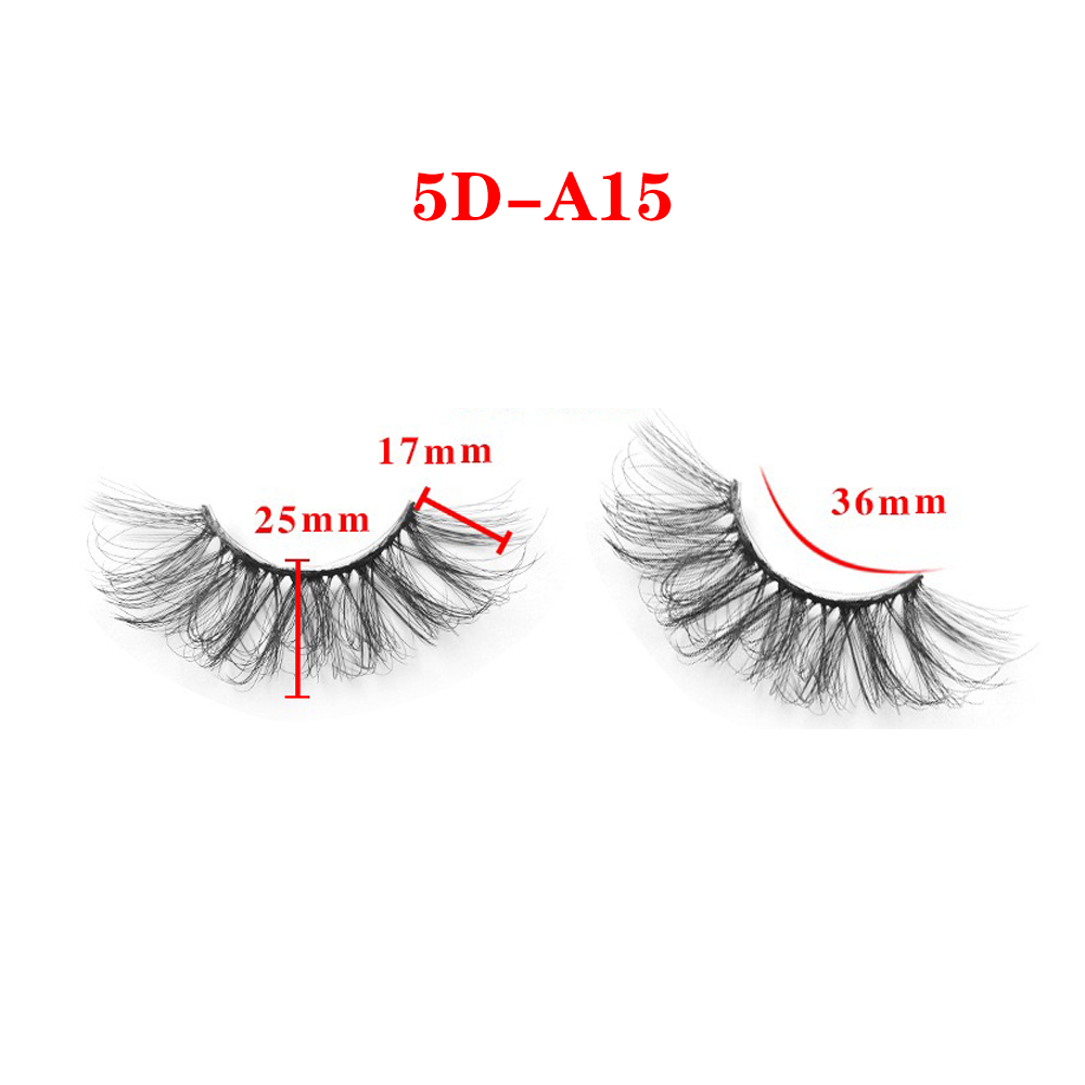 25MM 3D Mink Lashes 5D-A15