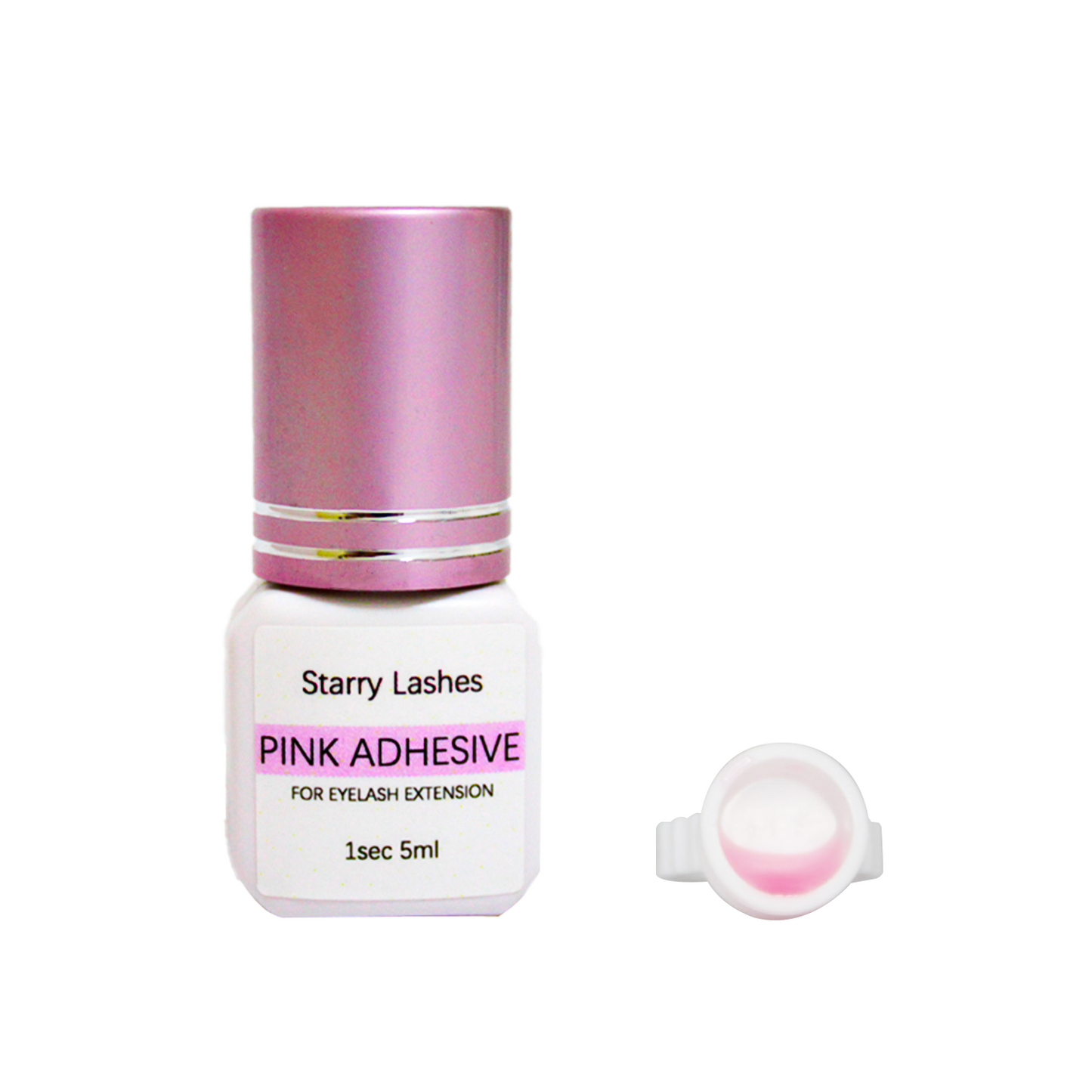 Pink Eyelash Extension Glue 1-2Seconds